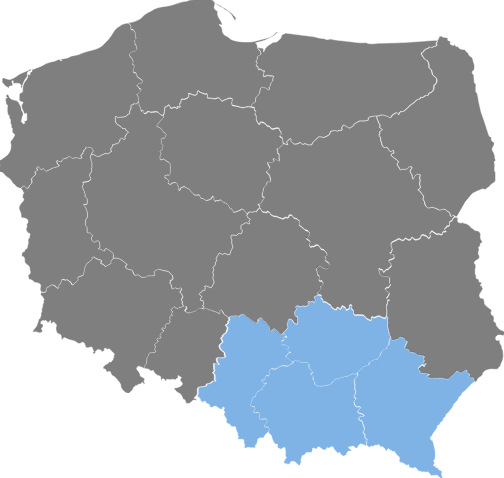 Mapa Oddział Kraków