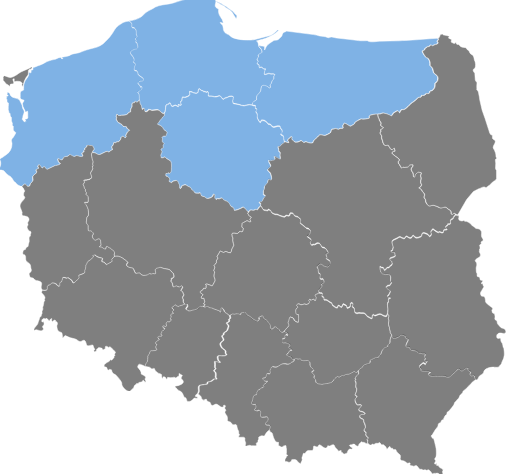 Mapa Oddział Gdańsk